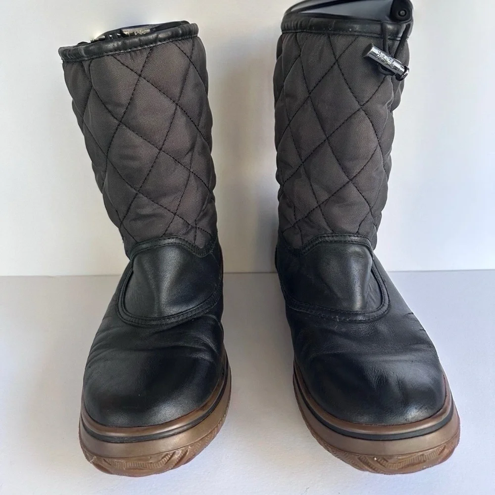 Coach Womens SAMARA Anline Black Quilted All Weather Winter SnowBoots Shoe 8B - Picture 5 of 7
